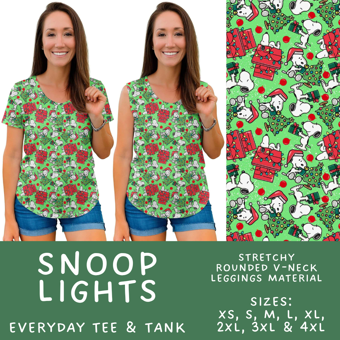 Batch #598 - Magical Character Christmas 2 - Closes 10/14 - ETA early Dec - Snoop Lights Everyday Tank & Tee
