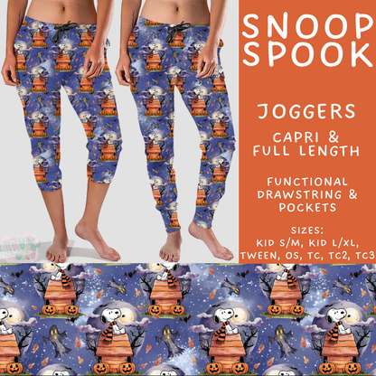 Batch #567 - Magical Character Halloween - Closes 8/10 - ETA early Oct - Snoop Spook Full and Capri Length Joggers