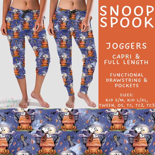 Batch #567 - Magical Character Halloween - Closes 8/10 - ETA early Oct - Snoop Spook Full and Capri Length Joggers