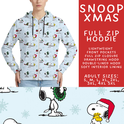 Batch #558 - Magical Character Christmas - Closes 7/20 - ETA mid/late Sept - Snoop Xmas Full Zip Hoodie