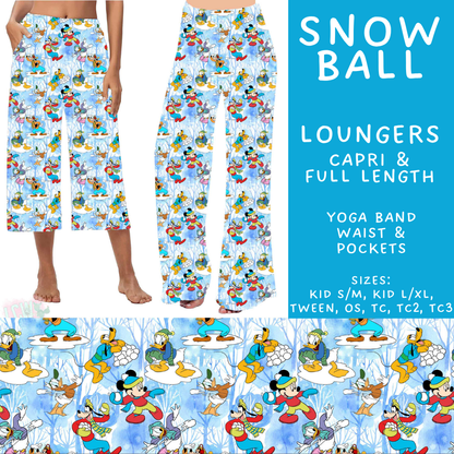 Batch #606 - Magical Character Winter - Closes 10/30 - ETA late Dec - Snow Ball Capri and Full Length Loungers