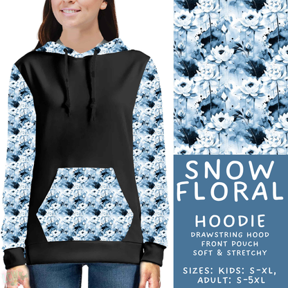 Batch #611 - Winter Collection - Closes 11/9 - ETA early/mid Jan - Snow Floral Hoodie