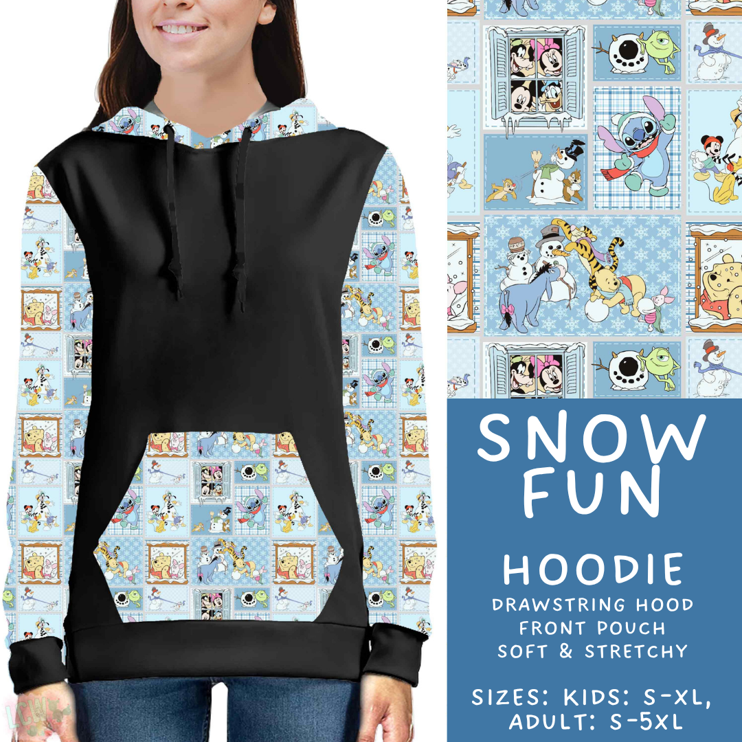 Batch #606 - Magical Character Winter - Closes 10/30 - ETA late Dec - Snow Fun Hoodie