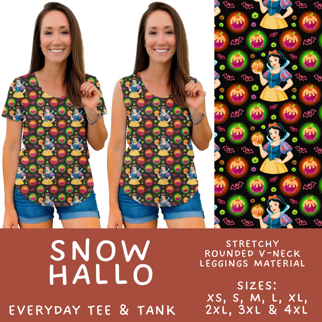 Batch #569 - Princess Halloween - Closes 8/14 - ETA early/mid Oct - Snow Hallo Everyday Tank & Tee