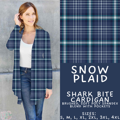 Batch #611 - Winter Collection - Closes 11/9 - ETA early/mid Jan - Snow Plaid Cardigan