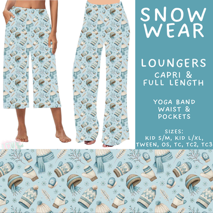 Batch #611 - Winter Collection - Closes 11/9 - ETA early/mid Jan - Snow Wear Capri and Full Length Loungers