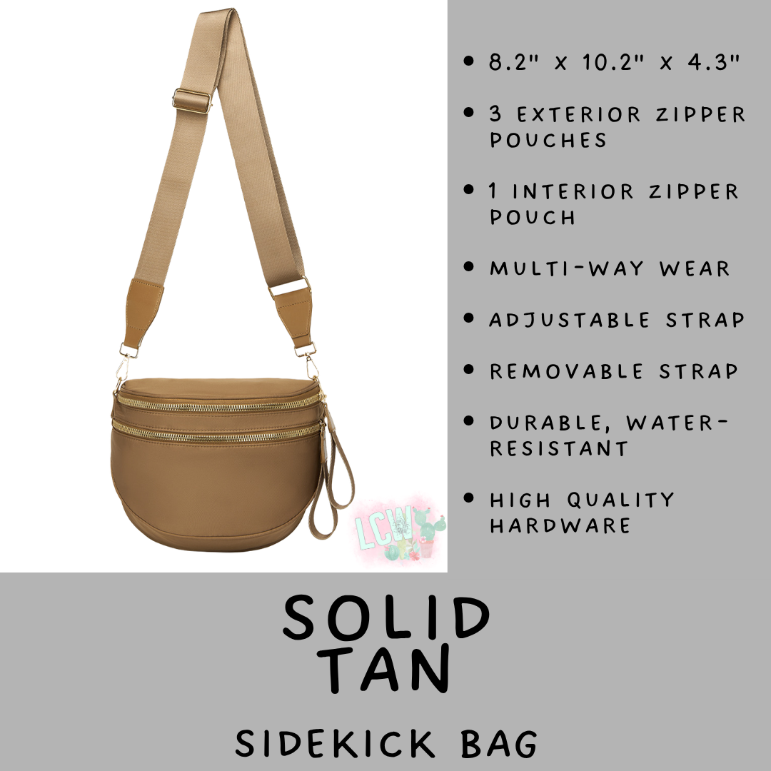 Batch #577 - Sidekick Bag - Closes 8/28 - ETA early/mid October - Solid Tan Sidekick Bag