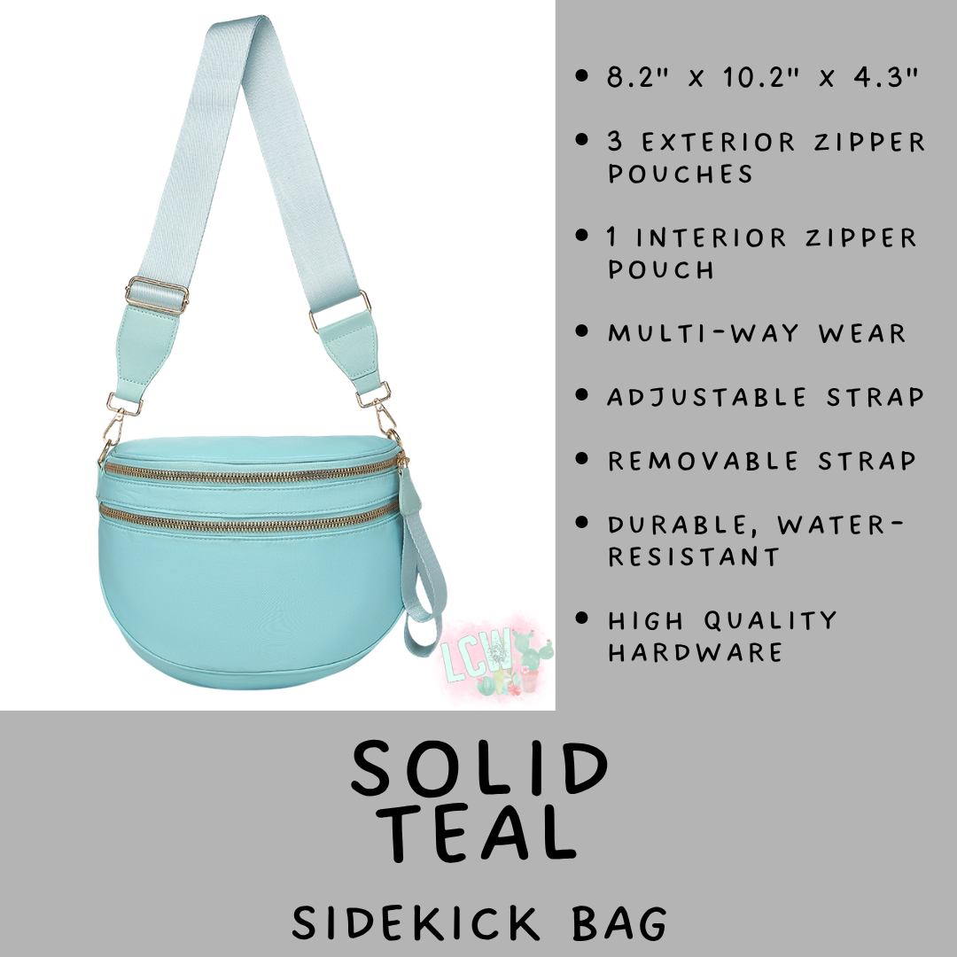 Batch #577 - Sidekick Bag - Closes 8/28 - ETA early/mid October - Solid Teal Sidekick Bag