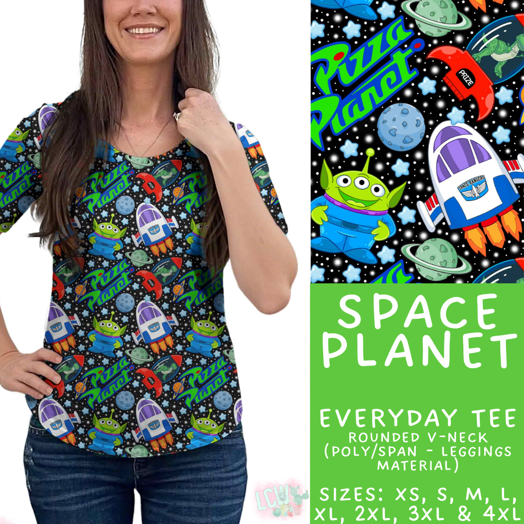 Batch #552 - Magical Faves 22 - Closes 7/6 - ETA early Sept - Space Planet Everyday Tank & Tee