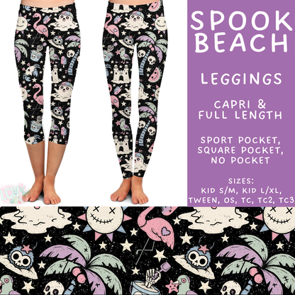 Batch #548 - May Request Run - Closes 6/26 - ETA late August - Spook Beach Full and Capri Length Leggings