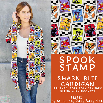 Batch #567 - Magical Character Halloween - Closes 8/10 - ETA early Oct - Spook Stamp Cardigan