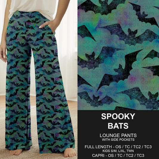 B299 - Preorder Spooky Bats Lounge Pants (Closes 7/12. ETA: mid Sept.)