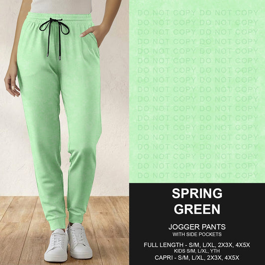 B280 - Preorder Spring Green Joggers (Closes 3/22. ETA: late May)