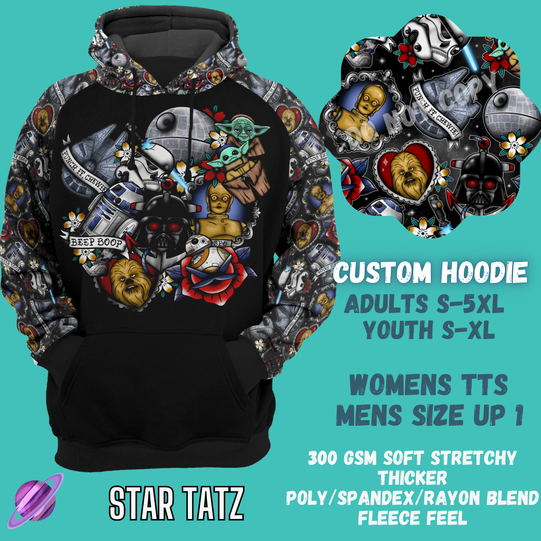 STAR TATZ- HOODIE OUTFIT RUN- PREORDER 2/20