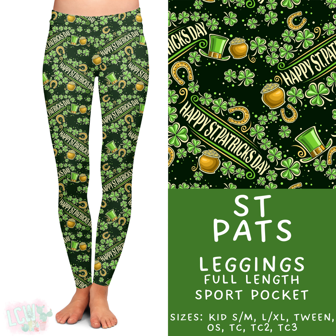 Batch #464 - Lucky Charm Collection - Closes 12/17 - ETA early Feb - St Pats Full Length Leggings