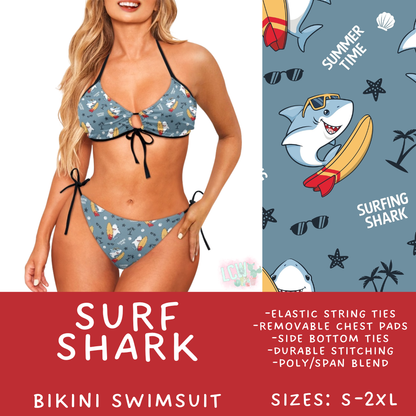 Batch #543 - Pool Party 2 - Closes 6/15 - ETA early/mid August - Surf Shark Women's 2 Piece Bikini
