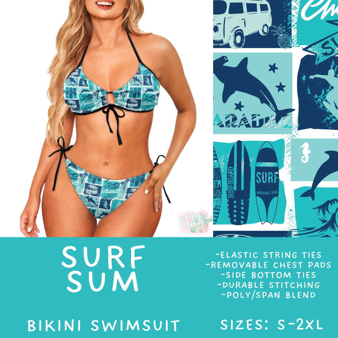 Batch #543 - Pool Party 2 - Closes 6/15 - ETA early/mid August - Surf Sum Women's 2 Piece Bikini