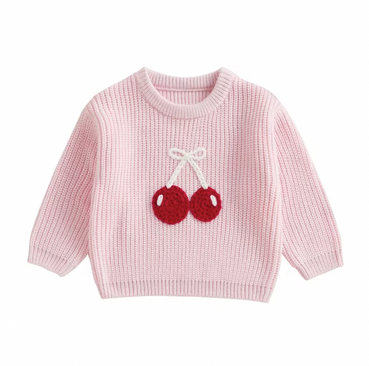 Pink Cherry Oversized Sweater