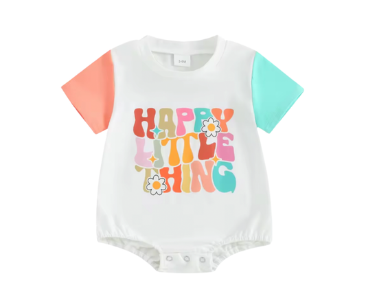 Happy Little Thing Tee Romper