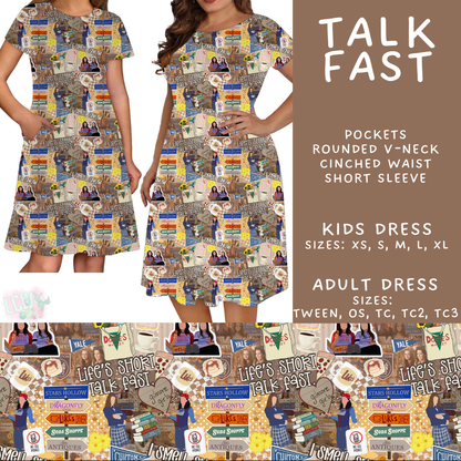 Batch #548 - May Request Run - Closes 6/26 - ETA late August - Talk Fast Adult & Kids Dresses