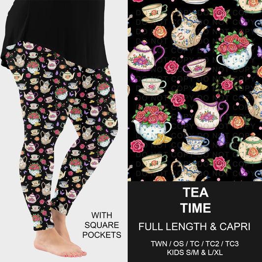 B314 - Preorder Tea Time Leggings w/ Pockets (Closes 9/27. ETA: late Nov.)