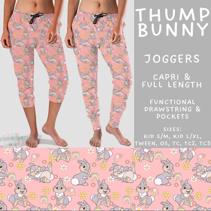 Batch #585 - Magical Faves 24 - Closes 9/14 - ETA mid Nov - Thump Bunny Full and Capri Length Joggers