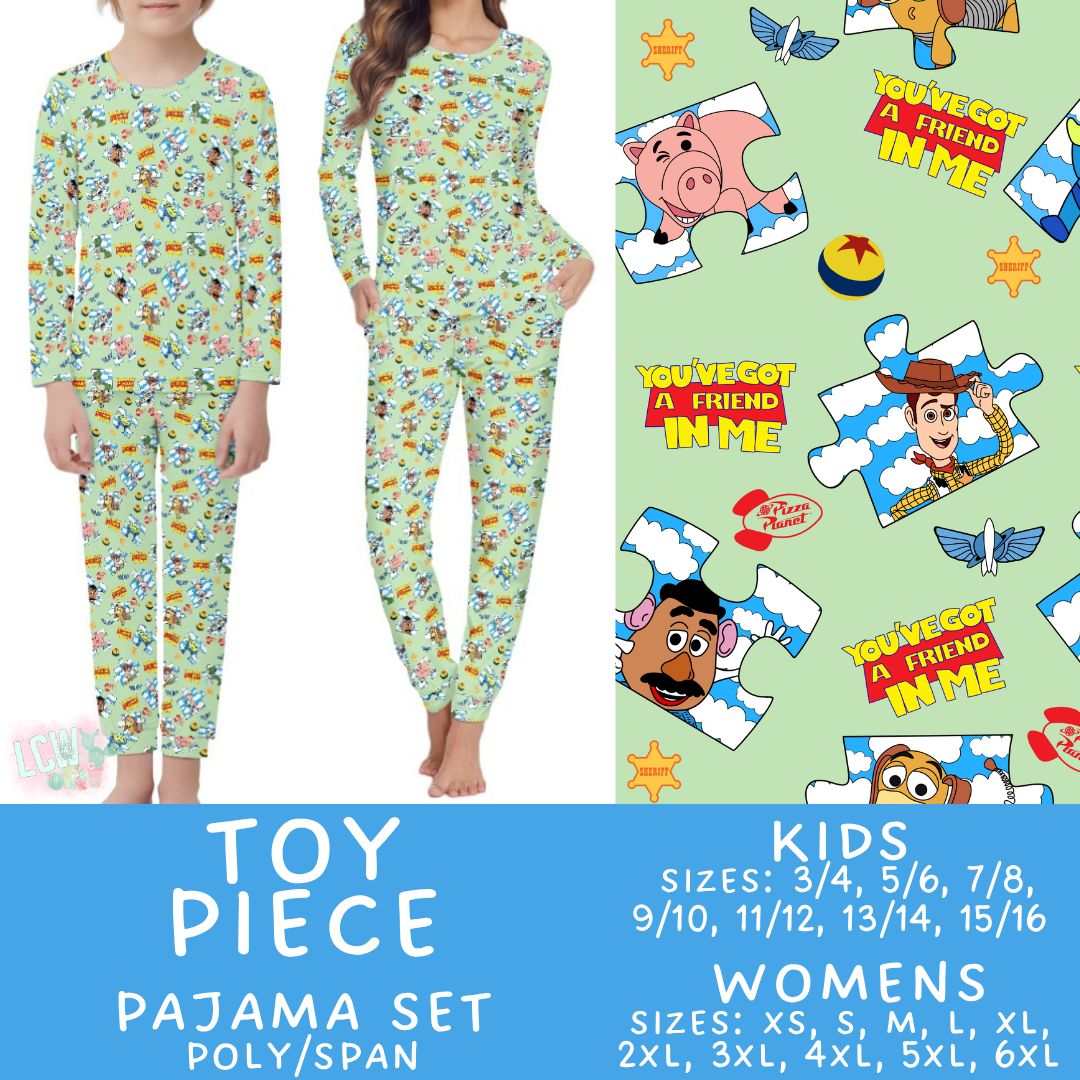 Batch #590 - Magical Family Pajamas - Closes 9/18 - ETA mid Nov - Toy Piece Women's & Kid's Pajama Set