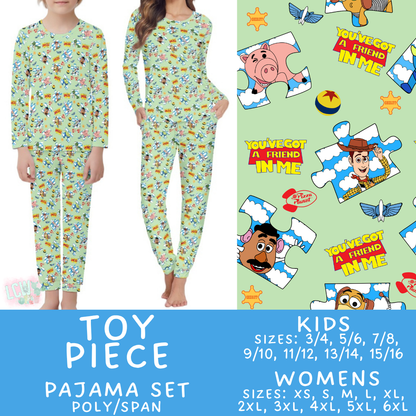 Batch #590 - Magical Family Pajamas - Closes 9/18 - ETA mid Nov - Toy Piece Women's & Kid's Pajama Set