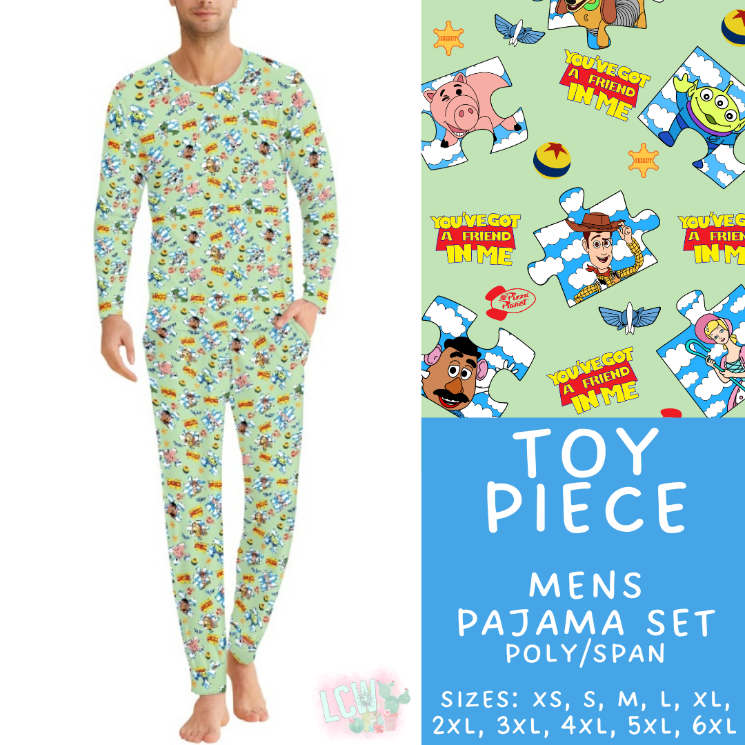 Batch #590 - Magical Family Pajamas - Closes 9/18 - ETA mid Nov - Toy Piece Men's Pajama Set