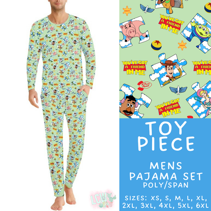 Batch #590 - Magical Family Pajamas - Closes 9/18 - ETA mid Nov - Toy Piece Men's Pajama Set