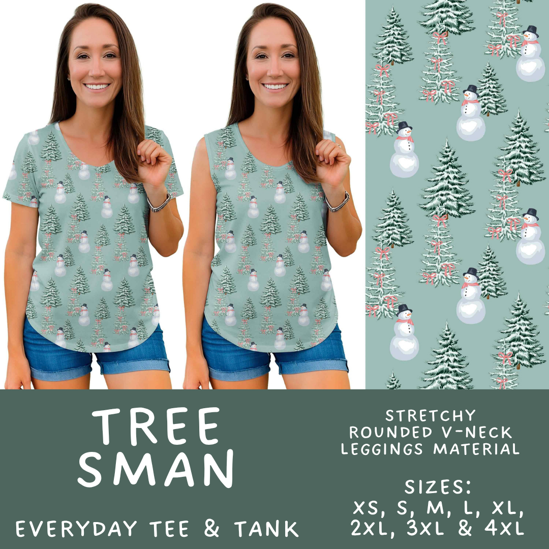 Batch #600 - Jingle all the Way 2 - Closes 10/19 - ETA early/mid Dec - Tree Sman Everyday Tank & Tee