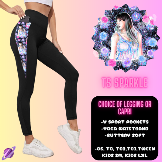 TS SPARKLE- HOODIE OUTFIT RUN-5 STYLE BOTTOMS- PREORDER 2/20