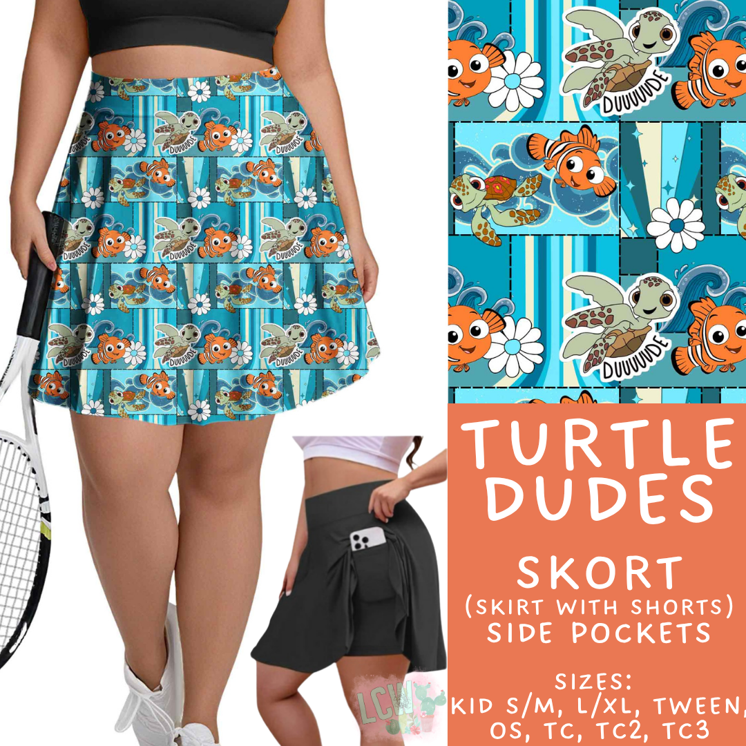 Batch #541 - Magical Faves 21 - Closes 6/10 - ETA mid August - Turtle Dudes Skort