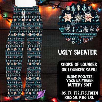 UGLY SWEATER-BOTTOMS-XMAS SWEATER PREORDER-9/27