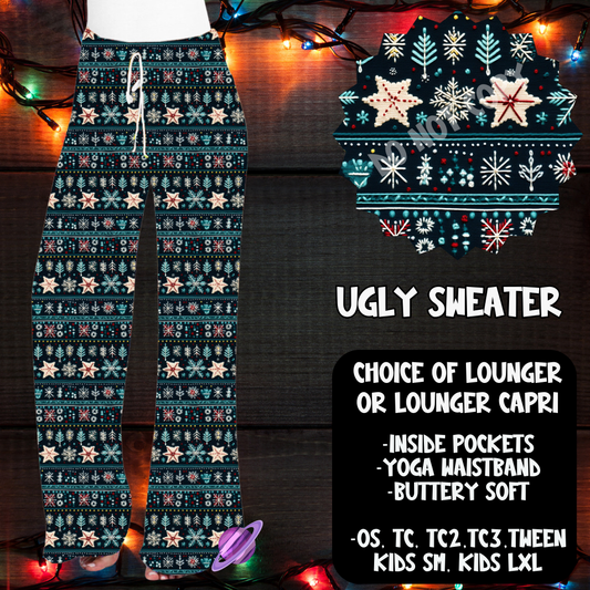 UGLY SWEATER-BOTTOMS-XMAS SWEATER PREORDER-9/27