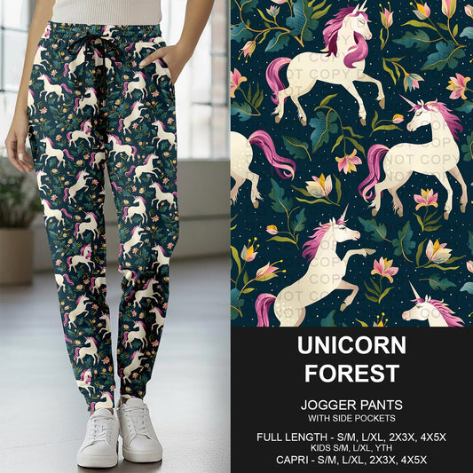 B277 - Preorder Unicorn Forest Joggers (Closes 3/08. ETA: mid May)