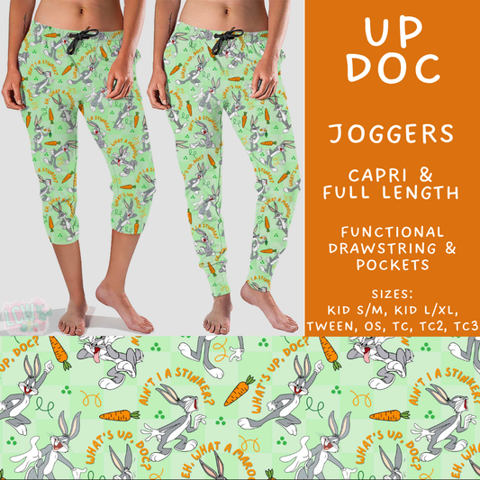 Batch #531 - Cool Characters 15 - Closes 5/18 - ETA late July - Up Doc Full and Capri Length Joggers