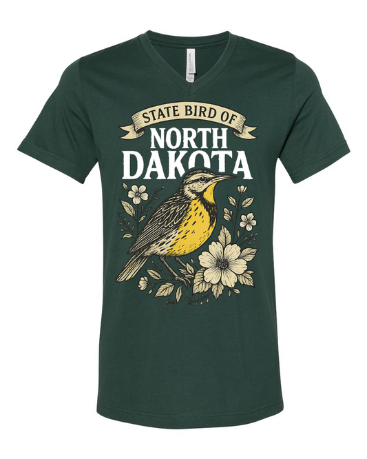 ND MEADOWLARK V-NECK TEE