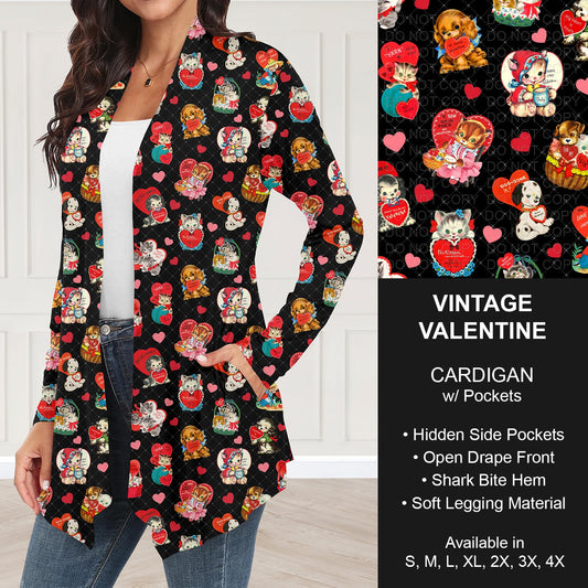 B263 - Preorder Vintage Valentine Cardigan w/ Pockets (Closes 11/30. ETA: late Jan.)