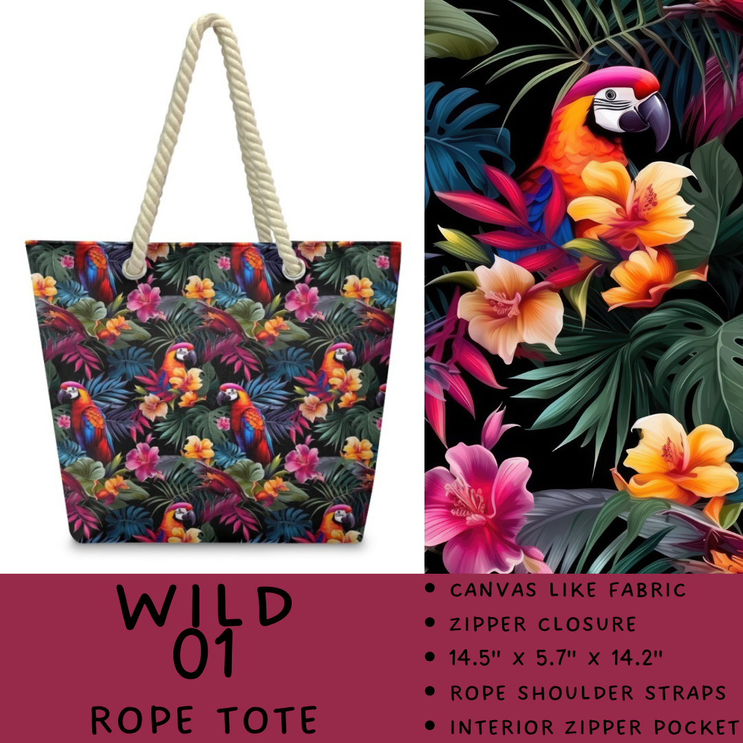 Batch #469 - Wild Side - Closes 12/29 - ETA late Feb - Wild 01 Rope Tote