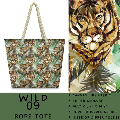 Batch #469 - Wild Side - Closes 12/29 - ETA late Feb - Wild 09 Rope Tote