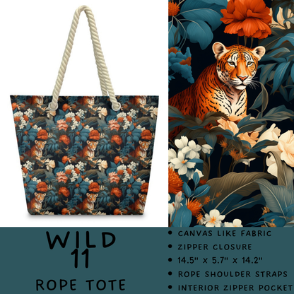Batch #469 - Wild Side - Closes 12/29 - ETA late Feb - Wild 11 Rope Tote