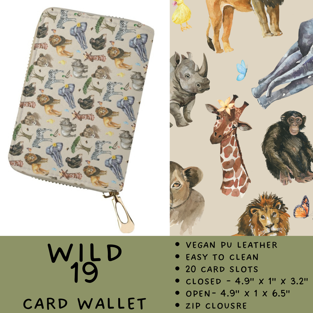 Batch #469 - Wild Side - Closes 12/29 - ETA late Feb - Wild 19 Card Wallet