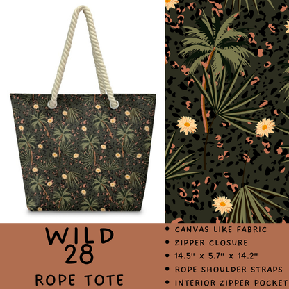Batch #469 - Wild Side - Closes 12/29 - ETA late Feb - Wild 28 Rope Tote