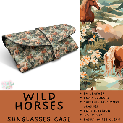 Batch #609 - Travel Collection 2 - Closes 11/6 - ETA early Jan - Wild Horses Sunglasses Case