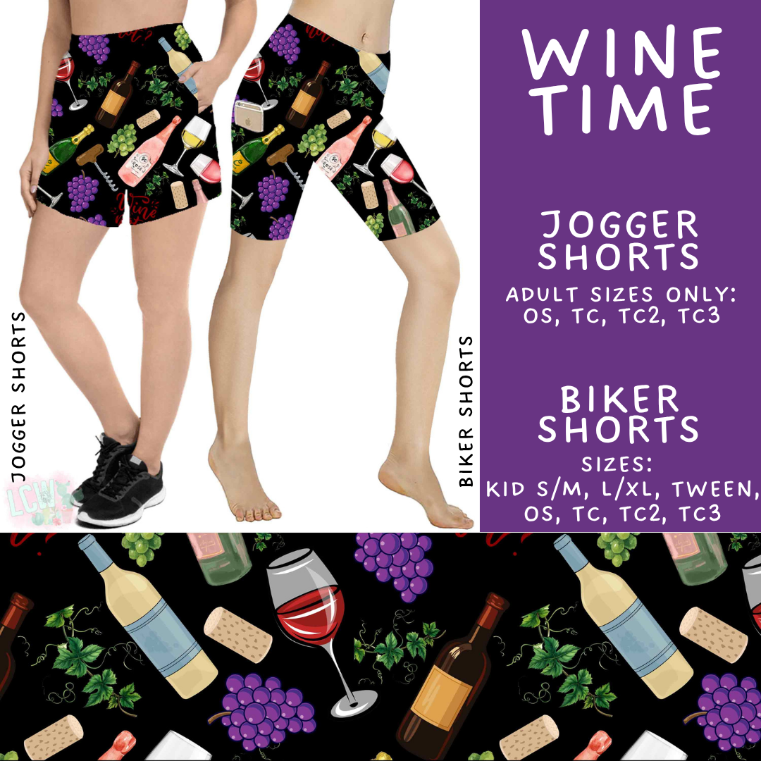 Batch #548 - May Request Run - Closes 6/26 - ETA late August - Wine Time Biker & Jogger Shorts