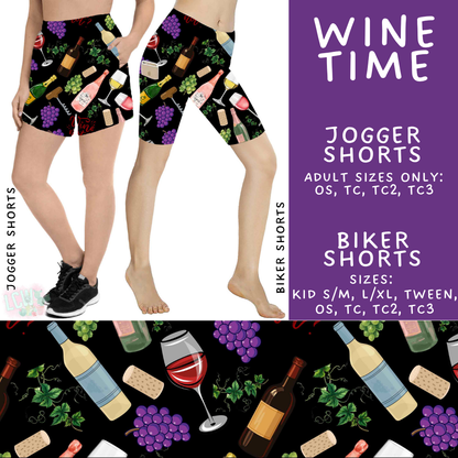 Batch #548 - May Request Run - Closes 6/26 - ETA late August - Wine Time Biker & Jogger Shorts