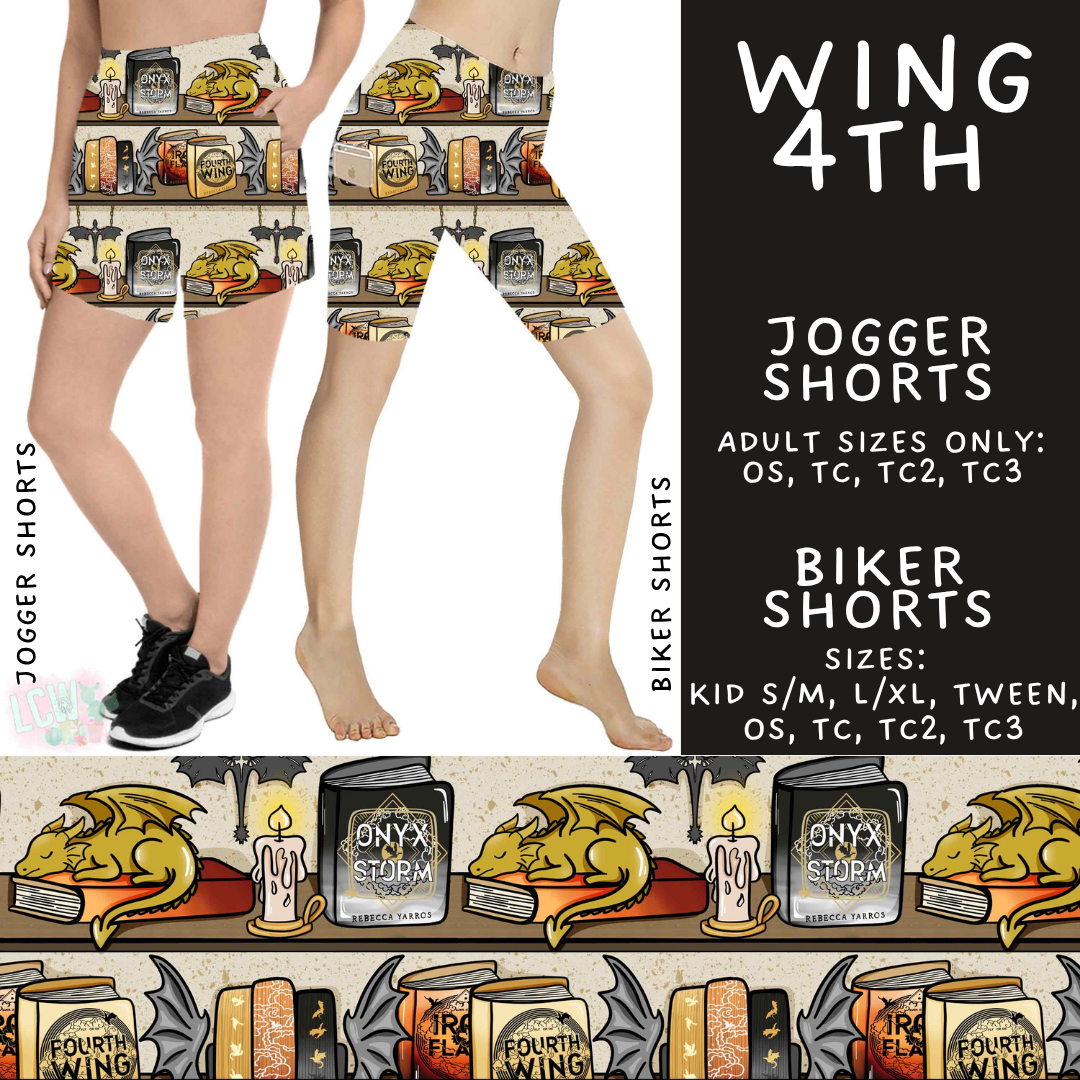 Batch #550 - Fun Run 24 - Closes 7/1 - ETA early Sept - Wing 4th Biker & Jogger Shorts