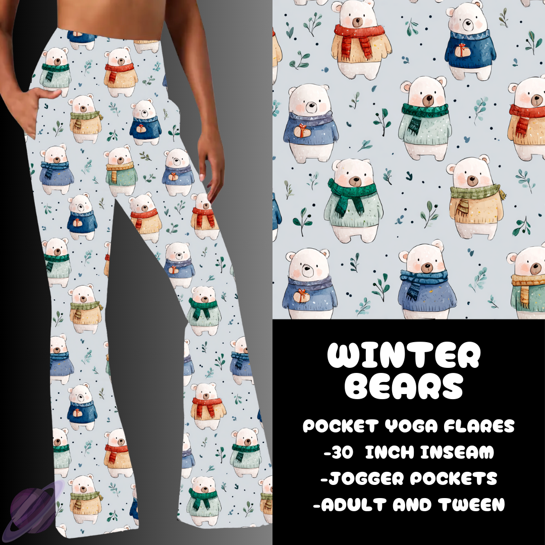 WINTER BEARS-YOGA FLARES 7-PREORDER DUE 10/2