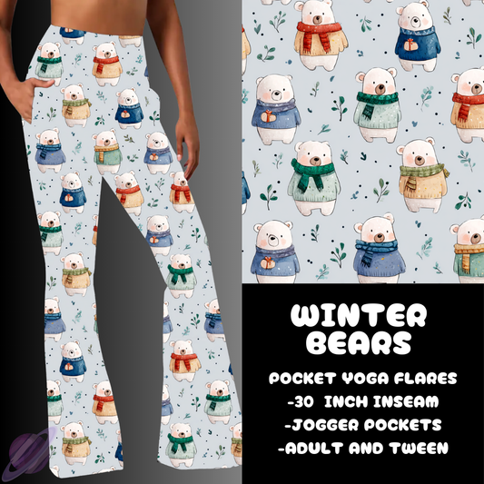 WINTER BEARS-YOGA FLARES 7-PREORDER DUE 10/2